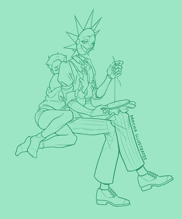 French Vanilla Coffee Comm Lines